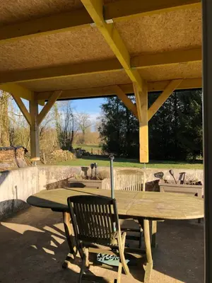 Plan de l'établissement Le Logis du Gast chambre rose