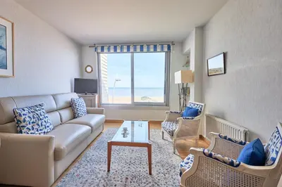 Coin salon dans l'établissement Duplex Etoile de mer- T4 Vue mer