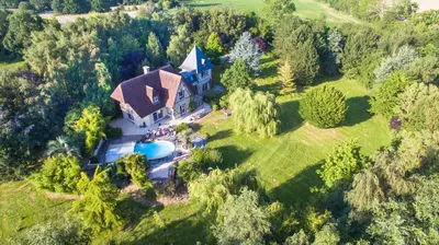Paysage naturel près de la maison de vacances