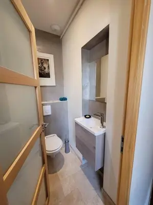 Salle de bains dans l'établissement LA MAITRISE