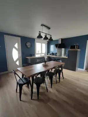 Cuisine ou kitchenette dans l'établissement Le Gîte de Daisy