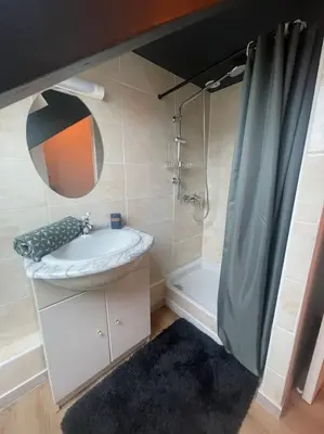 Salle de bains dans l'établissement Appartement Cosy et charmant