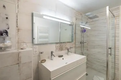 Salle de bains dans l'établissement Dom Jelenia - 1km de la plage