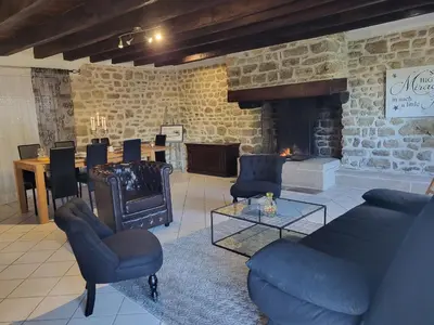 Coin salon dans l'établissement La Fée des Greves