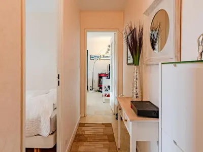 Un ou plusieurs lits dans un hébergement de l'établissement Apartment Bel Cabourg-7 by Interhome