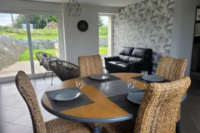Coin salon dans l'établissement La Vallée