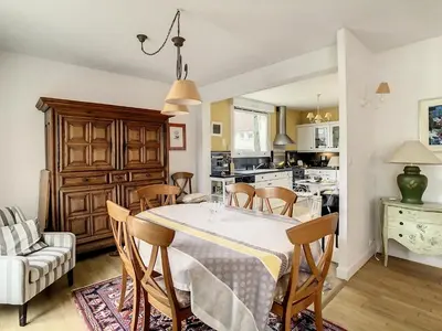 Cuisine ou kitchenette dans l'établissement Maison de charme proche centre ville