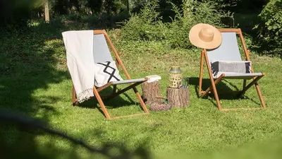 Jardin de l'établissement La Cour Souveraine -Chambre d'hôtes, La Sablonneuse