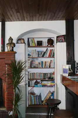 Bibliothèque dans le B&B/chambre d'hôtes