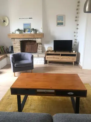 Coin salon dans l'établissement La Maison Familiale Ladou