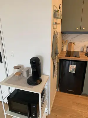 Cuisine ou kitchenette dans l'établissement Appartement T2 - Bord de Mer - Parking privé - Wifi